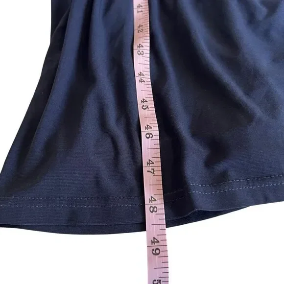 BHLDN Navy Faux Wrap Maxi Gown Short Sleeve Wedding Guest Formal Dress 8 - Picture 6 of 7